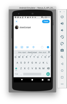shareCompat tweet